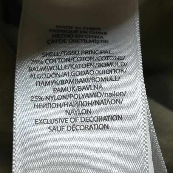 Polo Ralph Lauren Jacket Mens Small Green Hooded Cotton Nylon Zip Vent Field - Picture 10 of 14